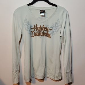 Harley Davidson size small long sleeve tee